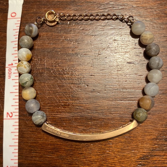Inspire me bracelet” always my grandmother forever my friend “sunstone beads - Picture 11 of 13